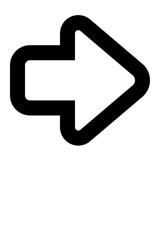 Right Arrow Shape Free Open-Source SVG Icon (Gravity UI Icons)