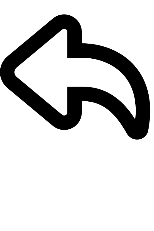Left Turn Arrow Shape (Gravity UI) Free Open-Source SVG Icon (Gravity UI Icons)