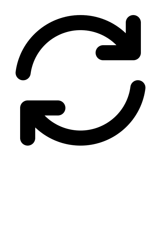 Right Rotate Arrows (Gravity UI) Free Open-Source SVG Icon (Gravity UI Icons)