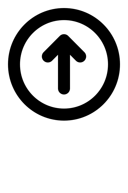 Circle Arrow Up (Gravity UI) Free Open-Source SVG Icon (Gravity UI Icons)