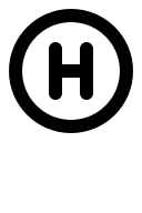 Circular Letter H Free Open-Source SVG Icon