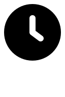 Filled Clock Symbol (Gravity UI) Free Open-Source SVG Icon