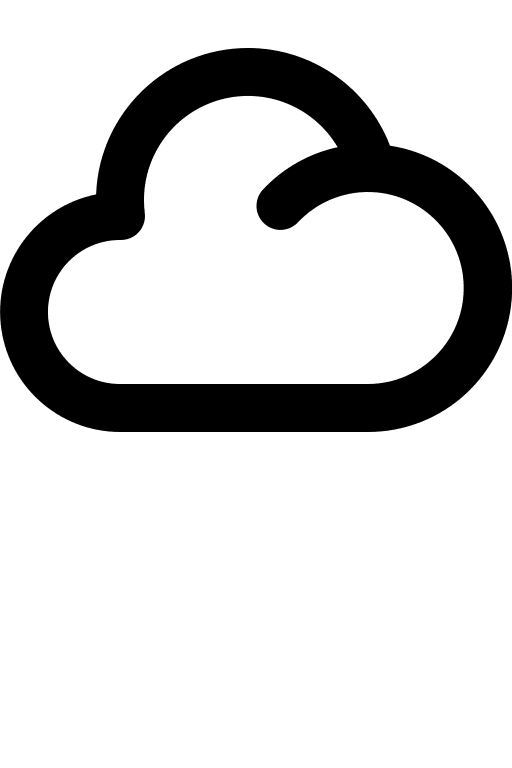 Cloud (Gravity UI) Free Open-Source SVG Icon (Gravity UI Icons)
