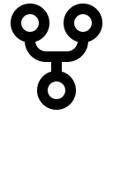 Code Fork Version Control (Gravity UI Icons) Free Open-Source SVG Icon