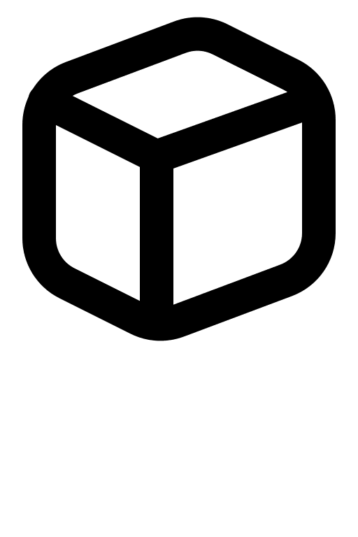 3D Cube Shape Free Open-Source SVG Icon (Gravity UI Icons)