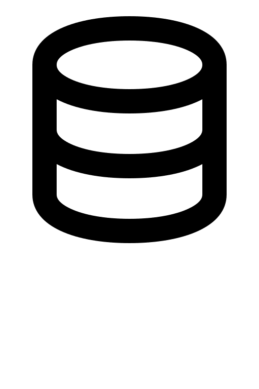 Database Storage System Free Open-Source SVG Icon (Gravity UI Icons)