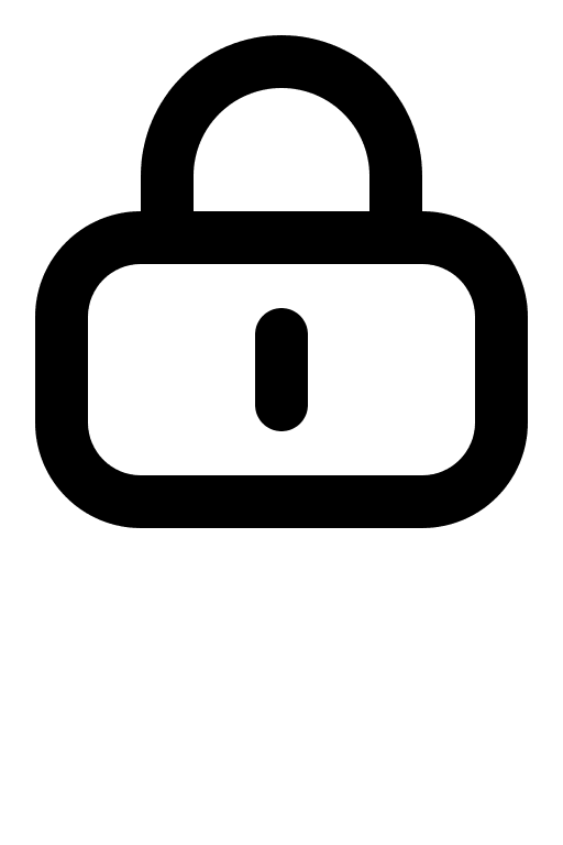 Lock Symbol Free Open-Source SVG Icon (Gravity UI Icons)