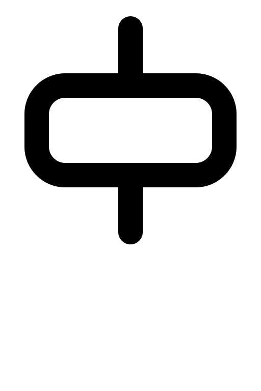 Horizontal Center Alignment of Objects (Gravity UI) Free Open-Source SVG Icon (Gravity UI Icons)