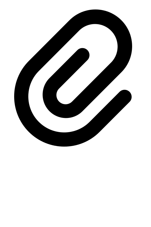 Paperclip Attachment Free Open-Source SVG Icon (Gravity UI Icons)
