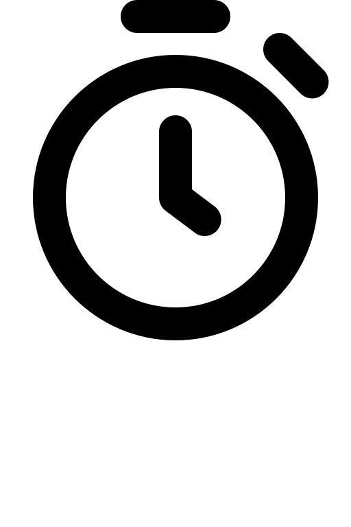 Stopwatch Timer Free Open-Source SVG Icon (Gravity UI Icons)