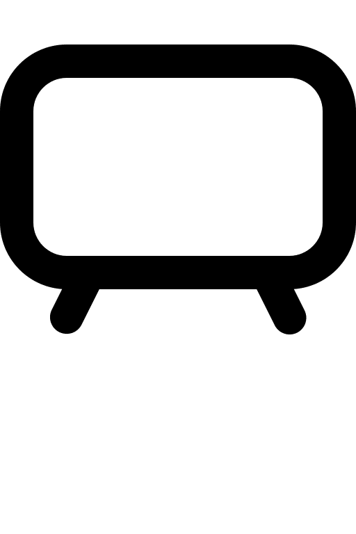 Television Set Free Open-Source SVG Icon (Gravity UI Icons)