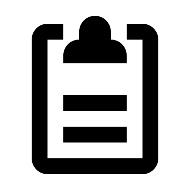 Clipboard Document (Gridicons) Free Open-Source SVG Icon (Gridicons)