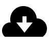 Cloud Download (Gridicons) Free Open-Source SVG Icon