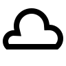 Cloud (Outline) Free Open-Source SVG Icon