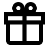 Gift Box Free Open-Source SVG Icon