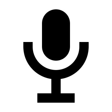 Microphone (Gridicons) Free Open-Source SVG Icon (Gridicons)