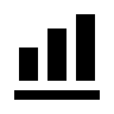 Alternate Upward Statistics Graph (Gridicons) Free Open-Source SVG Icon (Gridicons)