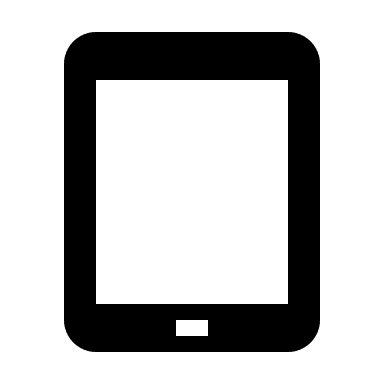 Tablet Device Free Open-Source SVG Icon (Gridicons)