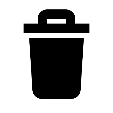 Trash Can (Gridicons) Free Open-Source SVG Icon (Gridicons)