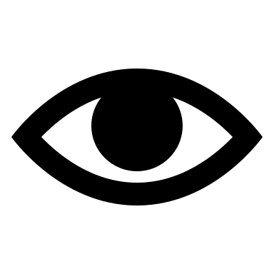 Visible Eye Icon (Filled) Free Open-Source SVG Icon (Gridicons)