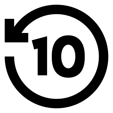Back Ten Steps Free Open-Source SVG Icon (Grommet Icons)