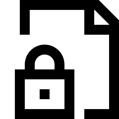 Locked Document Free Open-Source SVG Icon (Grommet Icons)