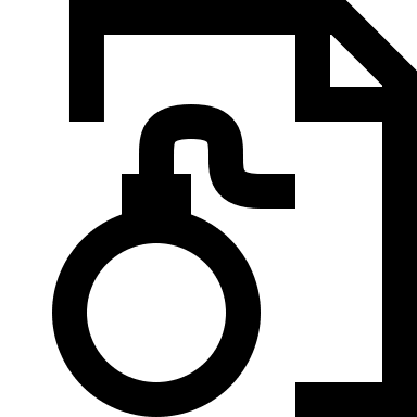 Document Threat Detection Free Open-Source SVG Icon (Grommet Icons)