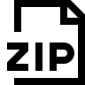 Document Zip File Free Open-Source SVG Icon