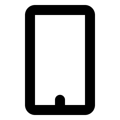 Vertical Phone Device Free Open-Source SVG Icon (Grommet Icons)