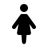 Women’s Restroom Sign Free Open-Source SVG Icon