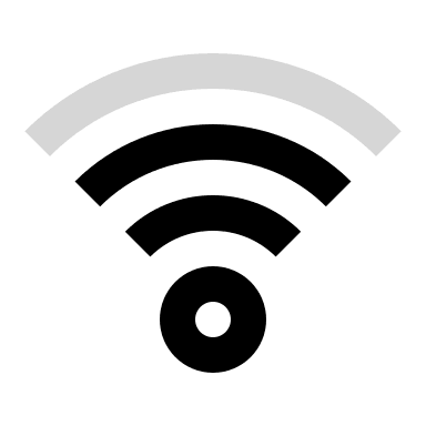 Medium Wi-Fi Signal (Grommet) Free Open-Source SVG Icon (Grommet Icons)
