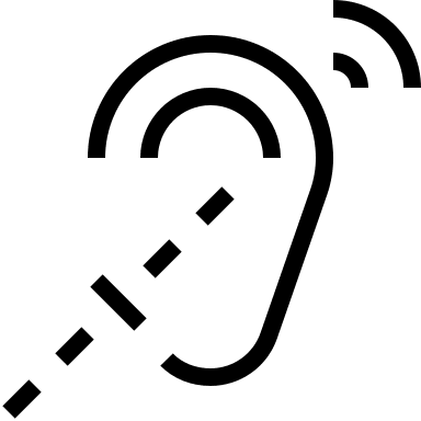 Assistive Listening Device Free Open-Source SVG Icon (Guidance)