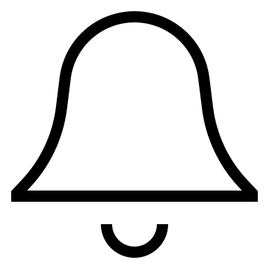 Notification Bell Free Open-Source SVG Icon (Guidance)