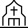 Chapel Building Free Open-Source SVG Icon