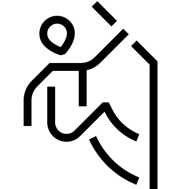 Climbing Wall Free Open-Source SVG Icon (Guidance)