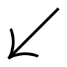 Down Left Directional Arrow Free Open-Source SVG Icon