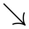 Down Right Arrow Directional Indicator Free Open-Source SVG Icon