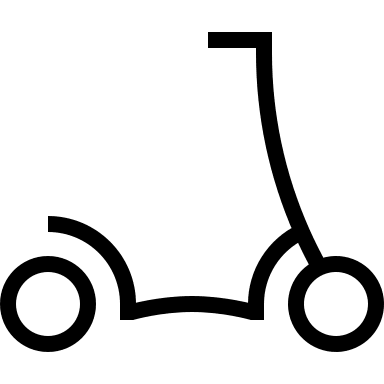 Electric Scooter Free Open-Source SVG Icon (Guidance)