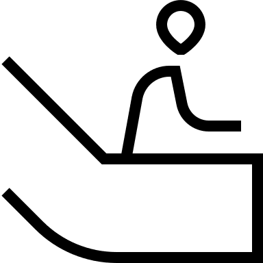 Escalator Down with Person (Guidance) Free Open-Source SVG Icon (Guidance)