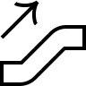 Escalator Up Arrow (Guidance) Free Open-Source SVG Icon