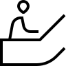 Escalator for Person Going Up (Guidance) Free Open-Source SVG Icon