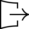 Exit Doorway Free Open-Source SVG Icon