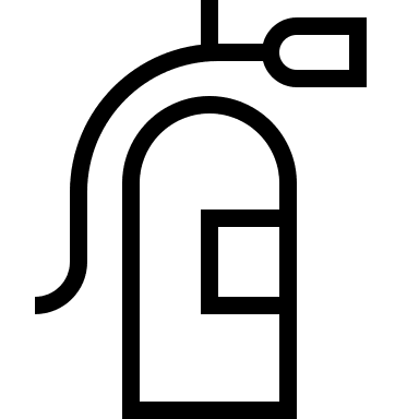 Fire Extinguisher Device Free Open-Source SVG Icon (Guidance)