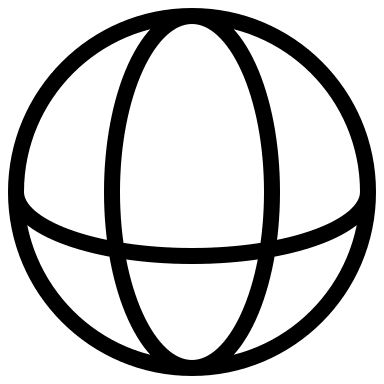 Globe Representation Free Open-Source SVG Icon (Guidance)