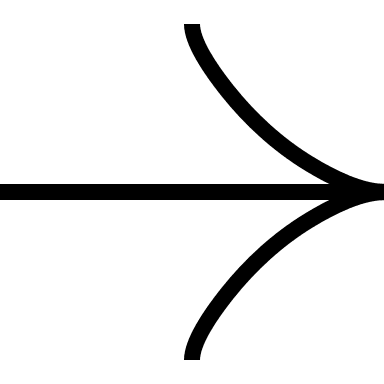 Short Left Arrow (Guidance) Free Open-Source SVG Icon (Guidance)