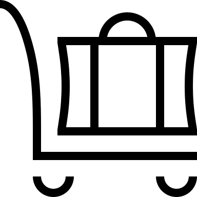 Luggage Trolley Free Open-Source SVG Icon (Guidance)