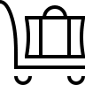 Luggage Trolley Free Open-Source SVG Icon