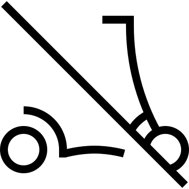 No Electric Scooter (Guidance) Free Open-Source SVG Icon (Guidance)