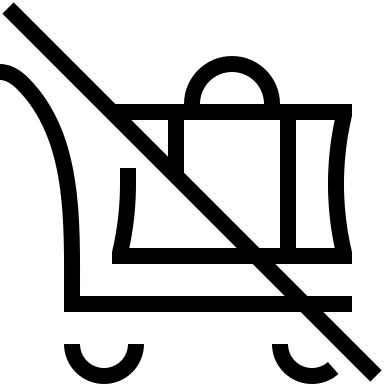 No Luggage Trolleys Beyond This Point Free Open-Source SVG Icon (Guidance)