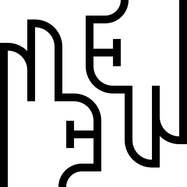 Sign Language Communication Free Open-Source SVG Icon (Guidance)